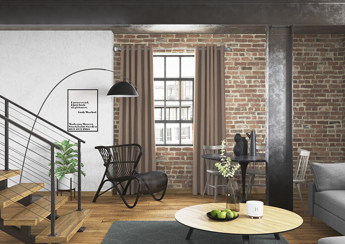 Windsor, Taupe - Made to Measure Curtains - Image 5